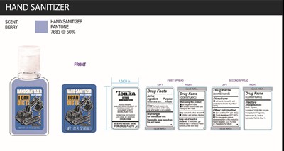 Label Artwork - Tonka(TNK 102)Hand Sanitizer Label Artwork1